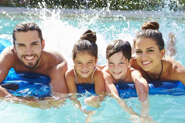 San antonio swimming pool family