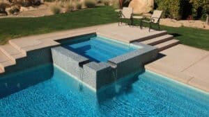 Swimming pool designs surface jewelscapes