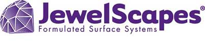 Swimming pool designs surface jewelscapes logo