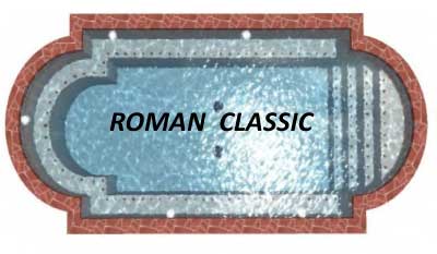 Swimming pool roman classic