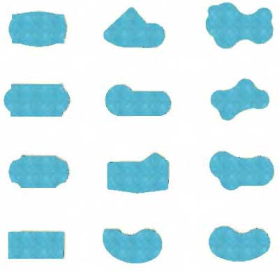 Swimming pool shapes